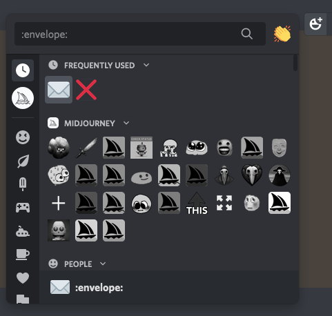 Adding reactions in MidJourney