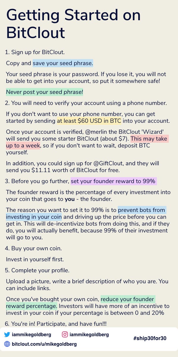 Join the BitClout Community