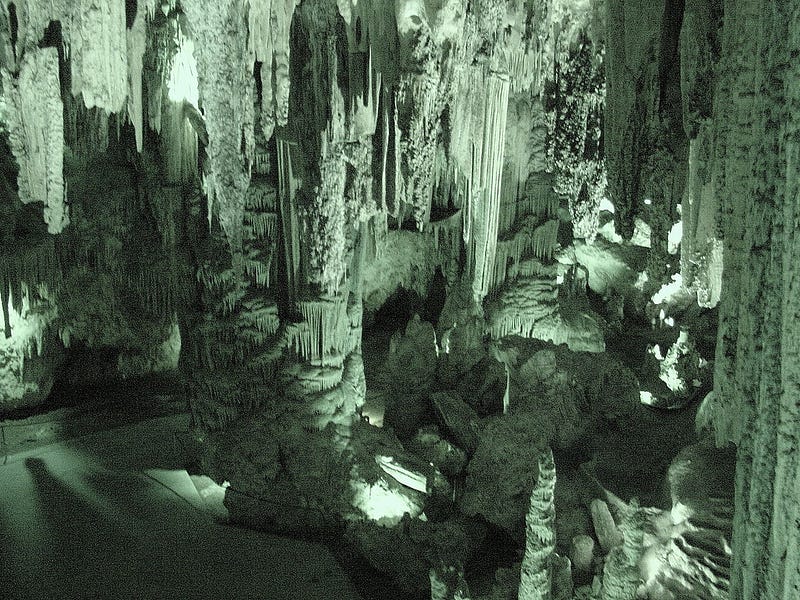 Archaeological study in Nerja Cave