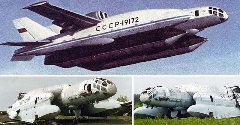 Bartini Beriev VVA-14: A visionary aircraft inspired by sci-fi.