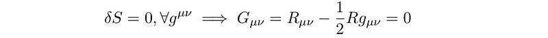 Vacuum Einstein Equations