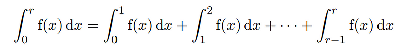 General integral breakdown