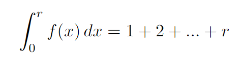 Deriving the integral result