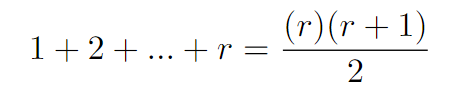 Sum of the first n integers