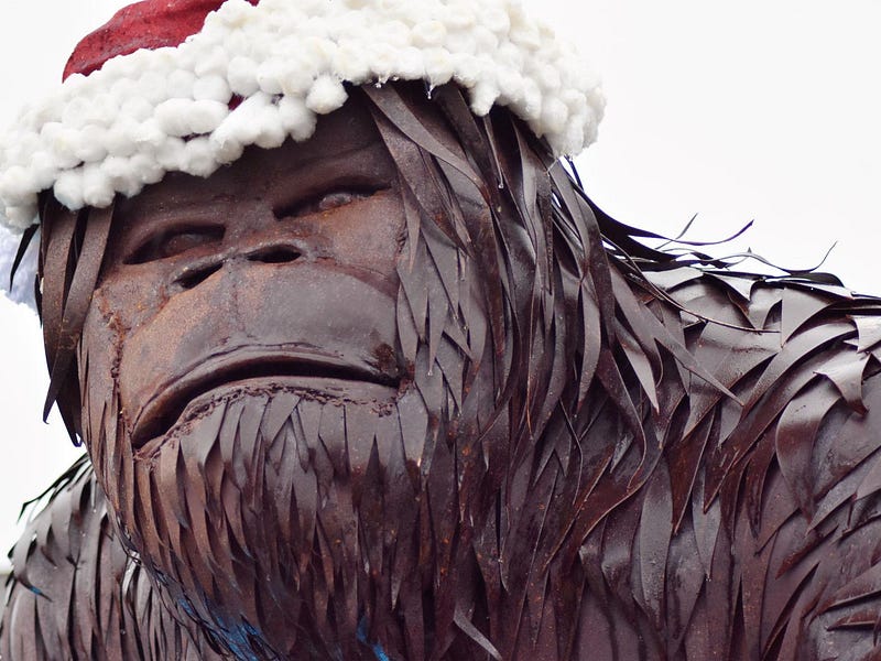 Half-Ton Bigfoot Statue in Whitehall, NY