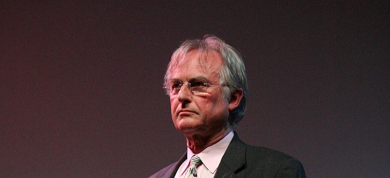 Richard Dawkins signing the Declaration on Women's Rights