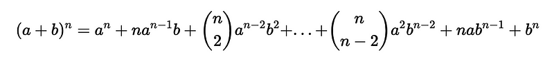 Binomial Expansion Formula